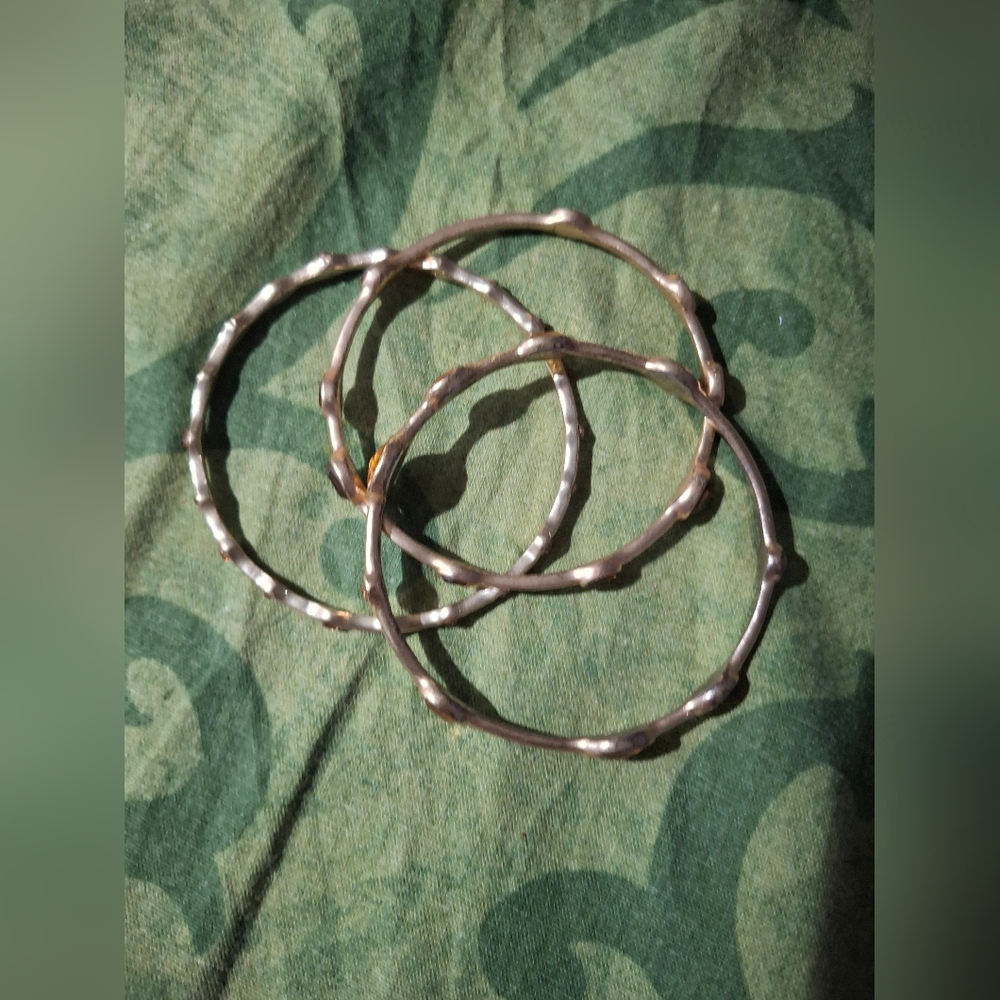 Elegant Gold and Silver Bangles